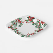 Assiettes En Carton Noël (Angulaire)