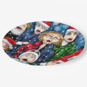 Assiettes En Carton Noël (Angle)