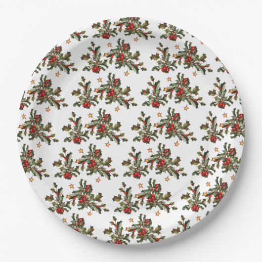 Assiettes En Carton Noël (Devant)