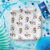 Assiettes En Carton Noël (Fête)