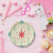 Assiettes En Carton Noël 1950 Rétro (Fête)