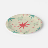 Assiettes En Carton Noël 1950 Rétro (Angle)