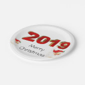 Assiettes En Carton Noël 2019 Joyeux Noël (Angle)