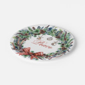 Assiettes En Carton Noël 2021 Plaque de courroie de paix (Angle)