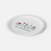 Assiettes En Carton Noël à New York (Angle)