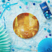 Assiettes En Carton Noel a Paris collage (Fête)