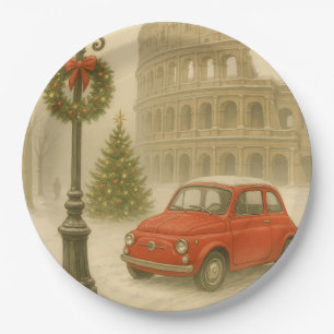Assiettes En Carton Noël à Rome Italie – Décoration de table artistiqu