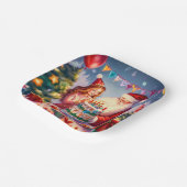 Assiettes En Carton Noël Anniversaire 8 (Angulaire)