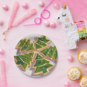 Assiettes En Carton Noël Arbre Cookies Fête de Noël (Fête)