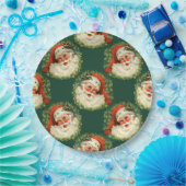 Assiettes En Carton Noël au beau Père Noël (Fête)