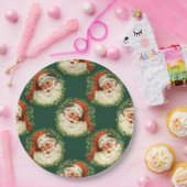 Assiettes En Carton Noël au beau Père Noël (Fête)