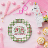 Assiettes En Carton Noël aux cerfs (Fête)