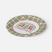 Assiettes En Carton Noël aux cerfs (Angle)