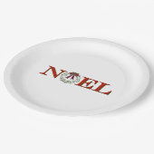 Assiettes En Carton Noel avec couronne (Angle)