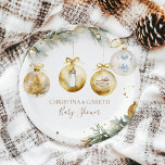 Assiettes En Carton Noël Boho Merry Little Baby shower<br><div class="desc">Célébrez la saison avec ces plaques de papier-douche "Merry Little Baby" de marque de Noël ! Avec des couleurs festives et un design boho confortable,  ils sont parfaits pour ajouter de la joie de vacances à votre rassemblement spécial. Idéal pour un baby shower joyeux et élégant !</div>