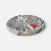 Assiettes En Carton Noël Buck Dans Les Flammes De Neige (Angle)