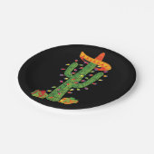Assiettes En Carton Noël Cactus Feliz Navidad plaques papier (Angle)