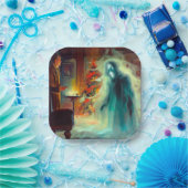 Assiettes En Carton Noël Carol Fantôme de Noël Futur (Fête)