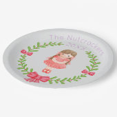 Assiettes En Carton Noël Clara Nutcracker (Angle)