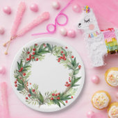 Assiettes En Carton Noël classique (Fête)