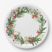 Assiettes En Carton Noël classique (Devant)