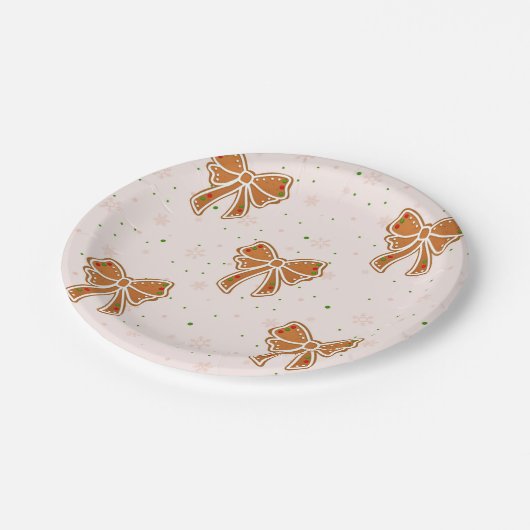 Assiettes En Carton Noël Cookies (Angle)