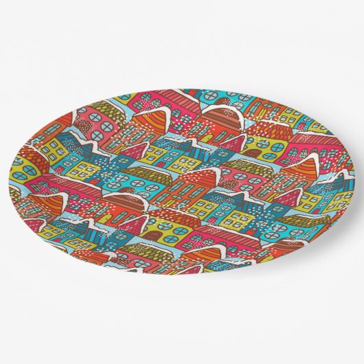 Assiettes En Carton Noël cosy (Angle)