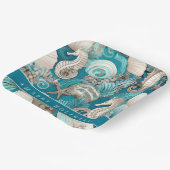 Assiettes En Carton Noël côtier Bold Motif hippocampe #4 ID1009 (Angulaire)