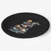 Assiettes En Carton Noël dans le système solaire spatial L'astronaute  (Angle)