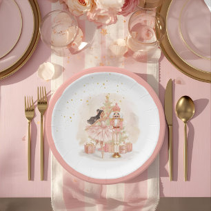 Assiettes En Carton Noël de Ballerine Casse-Noisette