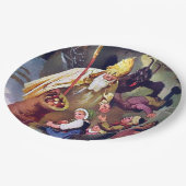 Assiettes En Carton Noël de Krampus (Angle)