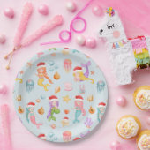 Assiettes En Carton Noël de la mère (Fête)