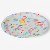 Assiettes En Carton Noël de la mère (Angle)