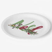 Assiettes En Carton Noel de Noël (Angle)