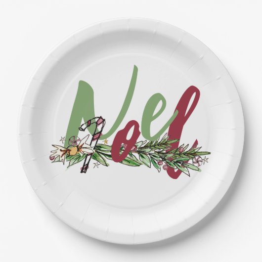 Assiettes En Carton Noel de Noël (Devant)