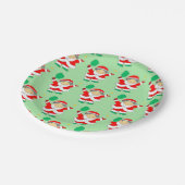 Assiettes En Carton Noël de Pickball (Angle)