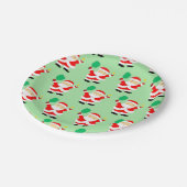 Assiettes En Carton Noël de Pickball (Angle)