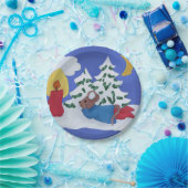 Assiettes En Carton Noël de souris (Fête)