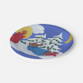 Assiettes En Carton Noël de souris (Angle)