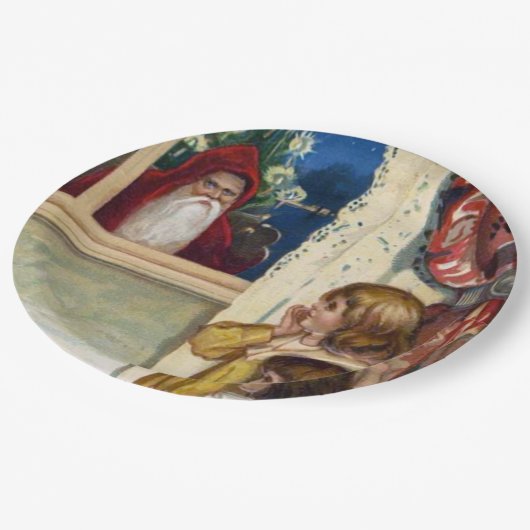 Assiettes En Carton Noël Déplaisant (Angle)