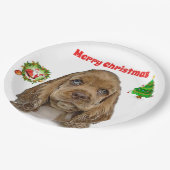 Assiettes En Carton Noël des animaux (Angle)