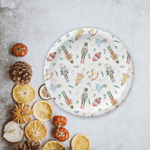 Assiettes En Carton Noël des noisettes