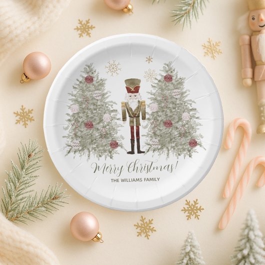 Assiettes En Carton Noël des noisettes