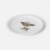 Assiettes En Carton Noël des rennes (Angle)