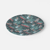 Assiettes En Carton Noël d'hiver Cosy (Angle)