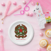 Assiettes En Carton Noël d'Italien de Buon Natale (Fête)