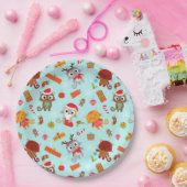 Assiettes En Carton Noël drôle (Fête)