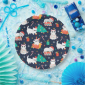 Assiettes En Carton Noël drôle (Fête)