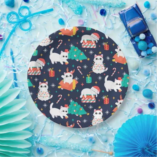 Assiettes En Carton Noël drôle (Fête)