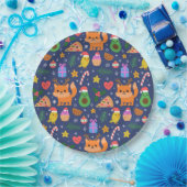 Assiettes En Carton Noël drôle (Fête)